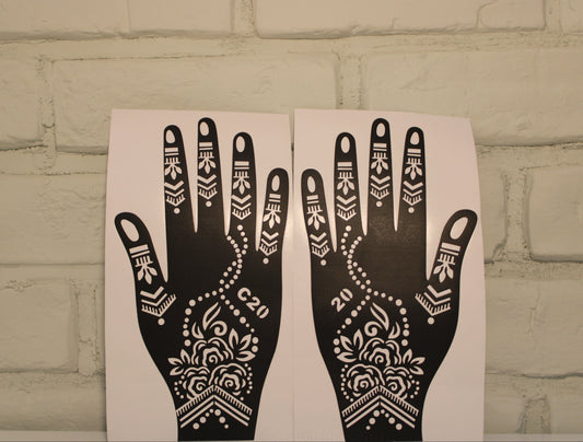 Șabloane Henna Stil 4