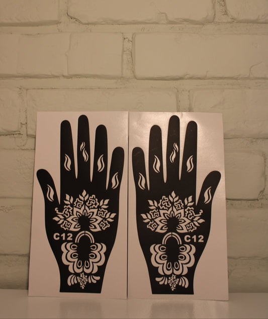 Henna Stencils Style 4