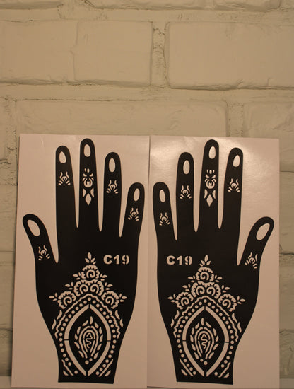 Șabloane Henna Stilul 1