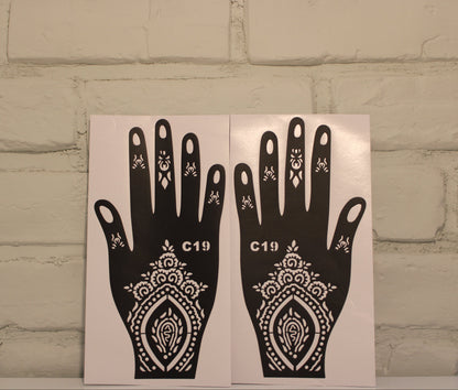 Șabloane Henna Stilul 1