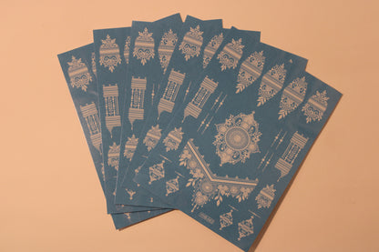 White Henna Temporary Tattoo Style 1